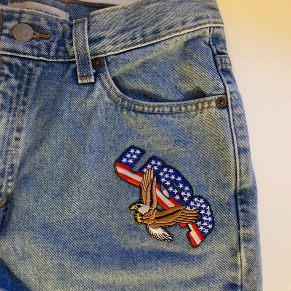 NEVER WORN Custom Embroidered Vintage Levi’s Jeans (slim fit, tapered leg) - Picture 3 of 7